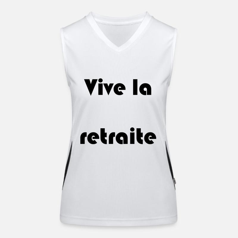 RETRAITE. RETRAITE. RETRAITEE. RETRAITE Débardeur respirant contrasté Femme