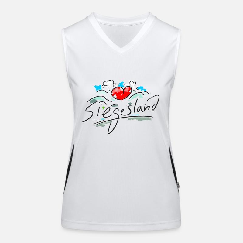 Siegerland Funktionelles Kontrast-Tank Top für Frauen