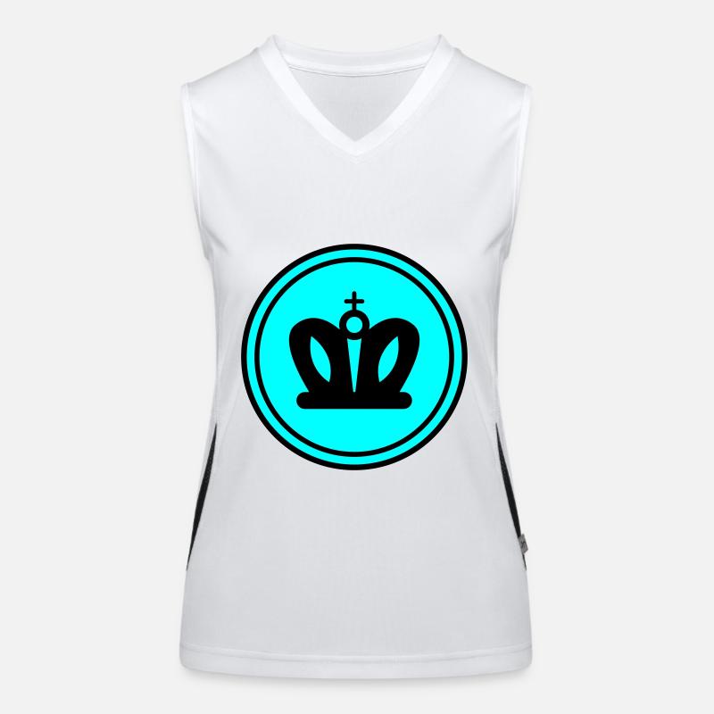 Couronne Débardeur respirant contrasté Femme