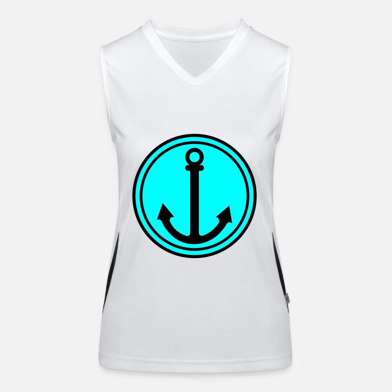 Icône d’ancrage Débardeur respirant contrasté Femme