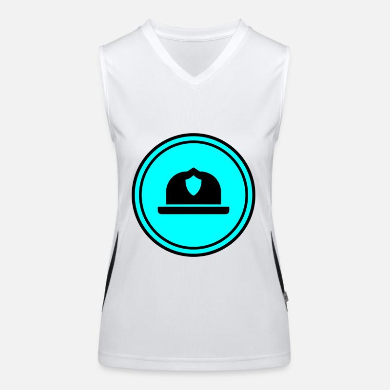 Firefighter helmet Women's Functional Contrast Tank Top