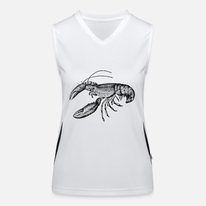 Meerestiere Funktionelles Kontrast-Tank Top für Frauen