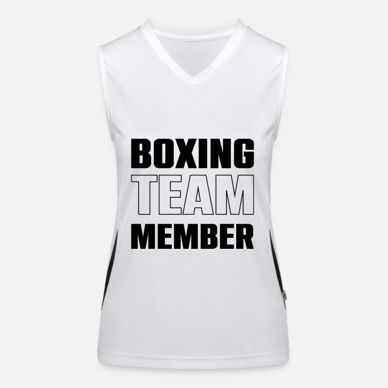 Équipe de boxe Débardeur respirant contrasté Femme