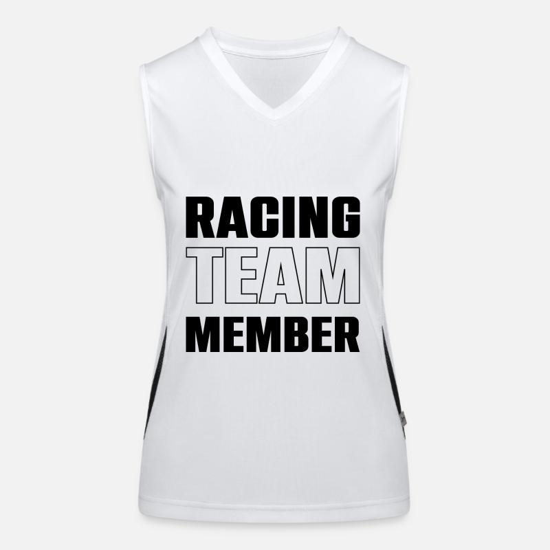 Équipe de course Débardeur respirant contrasté Femme