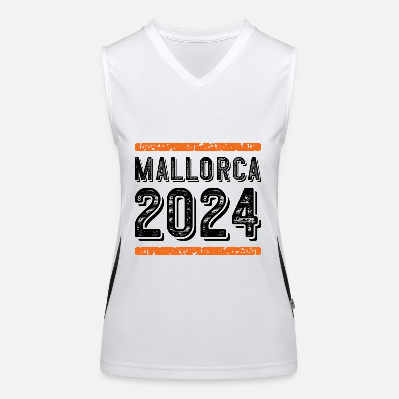 Mallorca 2024 Vintage Women's Functional Contrast Tank Top