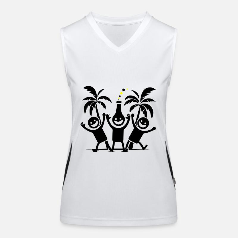 Party Team Urlaub Funktionelles Kontrast-Tank Top für Frauen