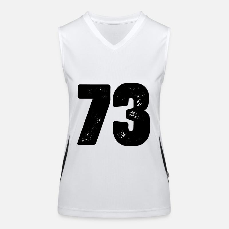 Maillot à 73 numéros Débardeur respirant contrasté Femme