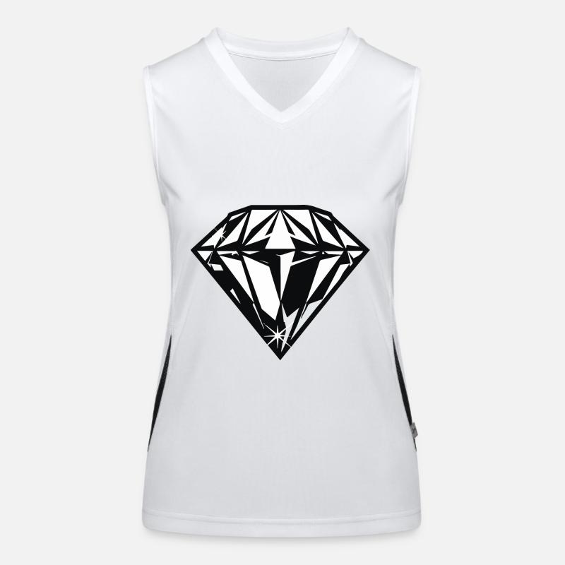Diamond Jewel Women's Functional Contrast Tank Top