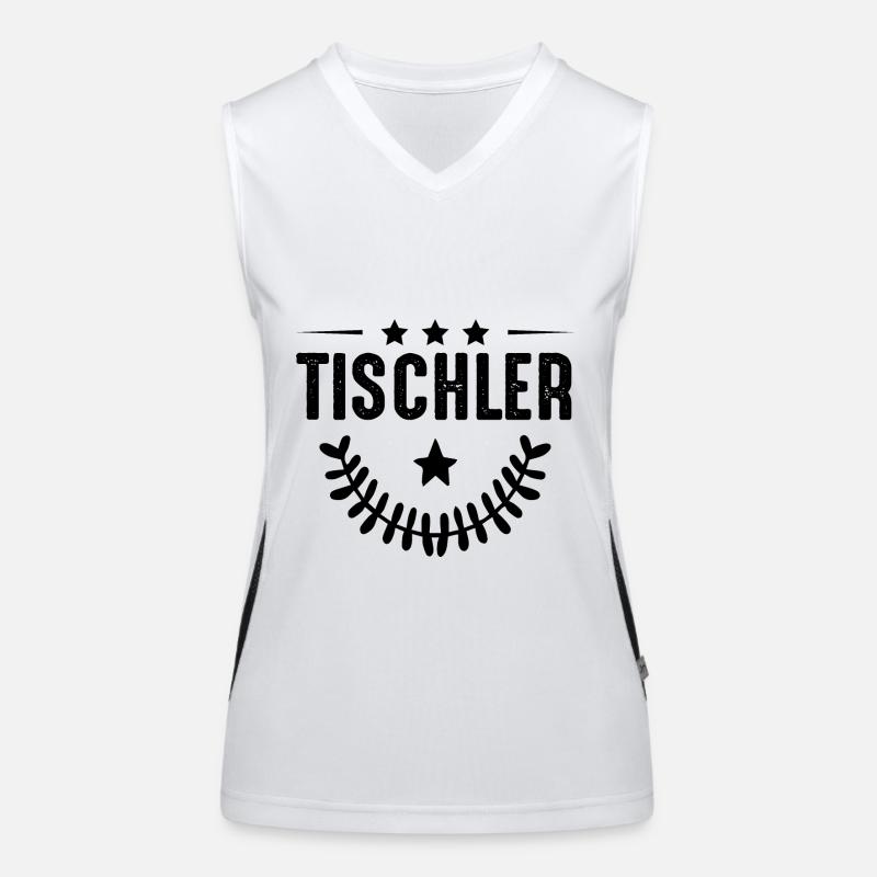 Métier de menuisier Débardeur respirant contrasté Femme