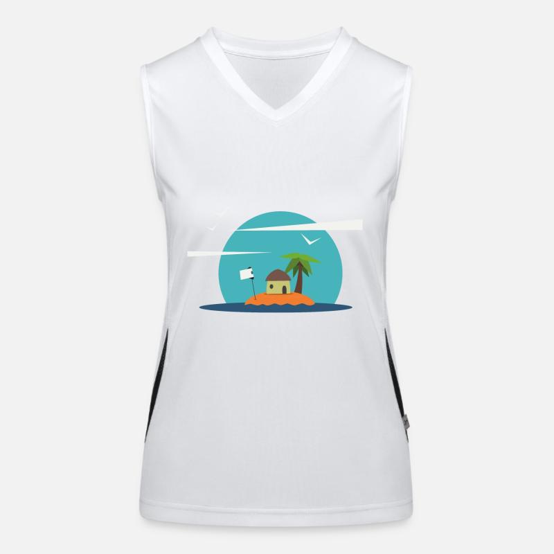 Sommer Funktionelles Kontrast-Tank Top für Frauen