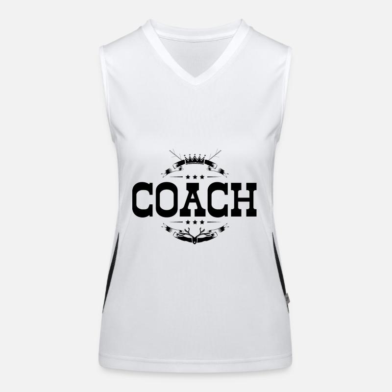 Coach Trainer Funktionelles Kontrast-Tank Top für Frauen