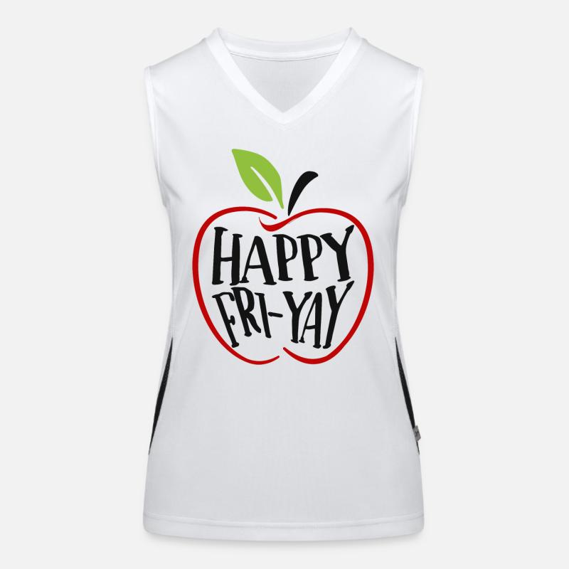 Humor Friday Lehrer-Wochenende Funktionelles Kontrast-Tank Top für Frauen