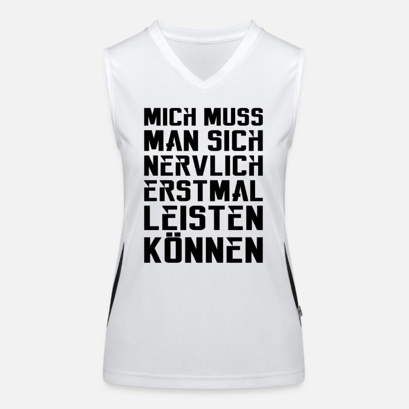 You have to be able to afford me nervously first Women's Functional Contrast Tank Top