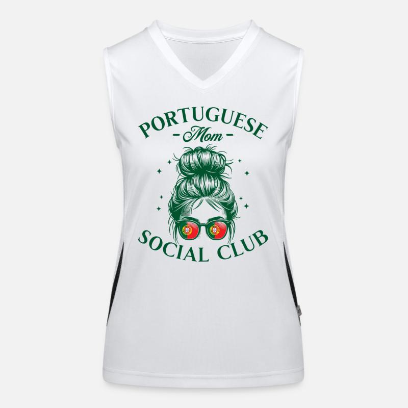 Mutter Social Club Portugiesische Mutter Funktionelles Kontrast-Tank Top für Frauen