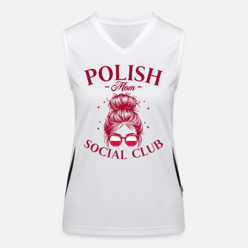 Mutter Social Club Polnische Mutter Funktionelles Kontrast-Tank Top für Frauen