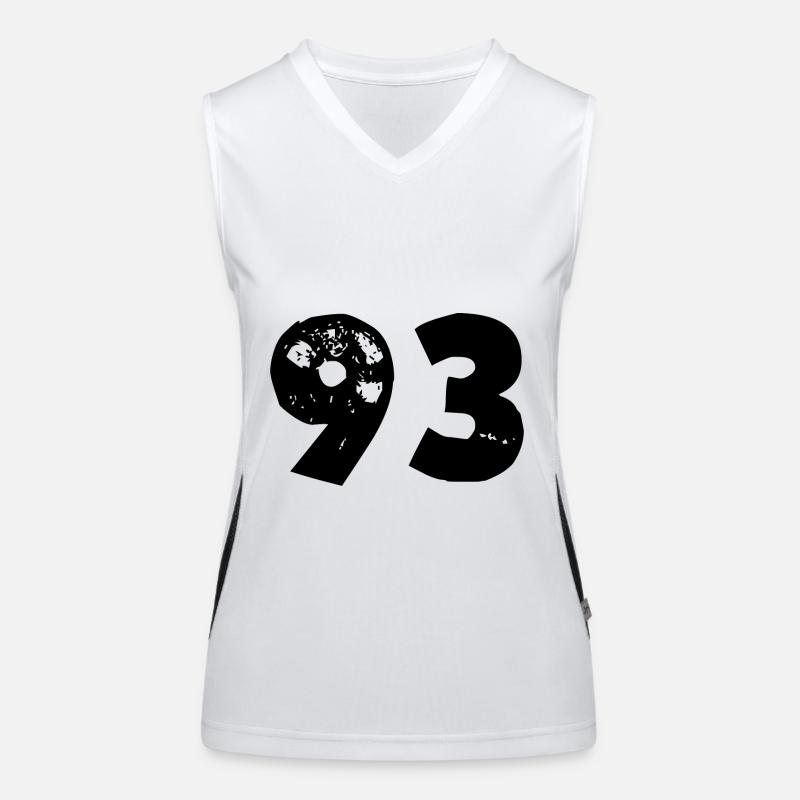 93 Number Women's Functional Contrast Tank Top