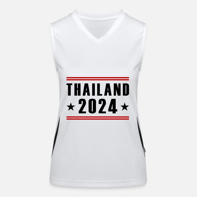 Thailand 2024 Funktionelles Kontrast-Tank Top für Frauen