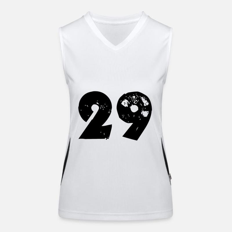29 Number Women's Functional Contrast Tank Top