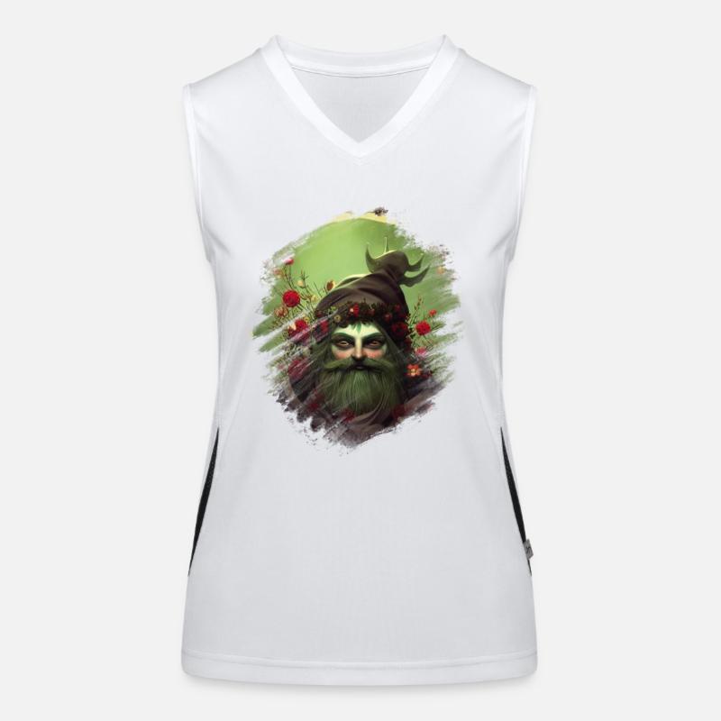 Fantasy Horror Funktionelles Kontrast-Tank Top für Frauen
