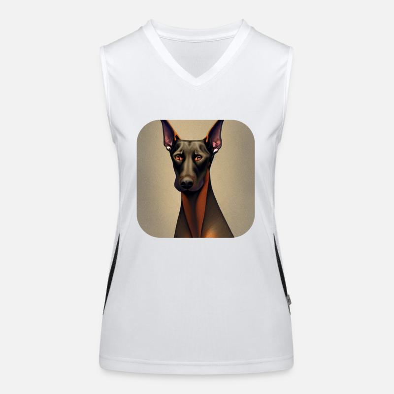 Doberman Débardeur respirant contrasté Femme