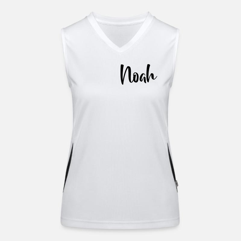 Name - Noah Funktionelles Kontrast-Tank Top für Frauen