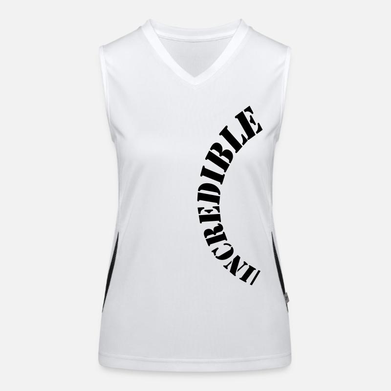 Incredible Débardeur respirant contrasté Femme