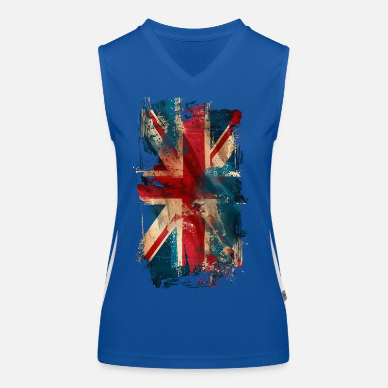 Vintage Union Jack Women's Functional Contrast Tank Top