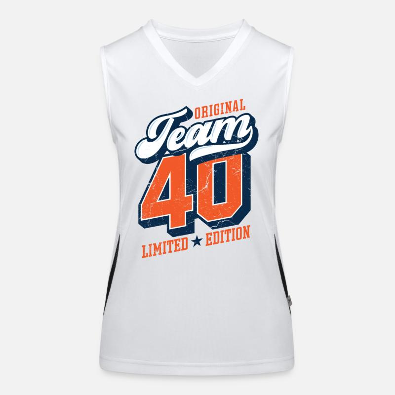 Original Team 40 - Édition Limitée Débardeur respirant contrasté Femme