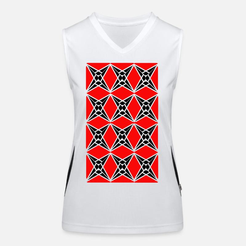 Sternmuster Funktionelles Kontrast-Tank Top für Frauen