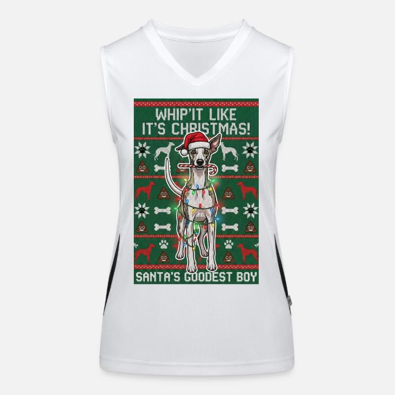 Frappe comme si c’était Noël DEVANT Débardeur respirant contrasté Femme