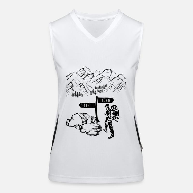 Mountaineering, hiking or office? Women's Functional Contrast Tank Top