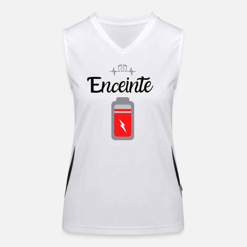 Enceinte -maman Débardeur respirant contrasté Femme