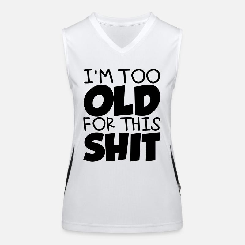 Old Women's Functional Contrast Tank Top