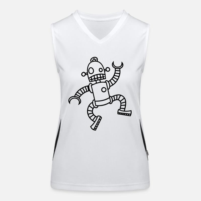 Robot Women's Functional Contrast Tank Top