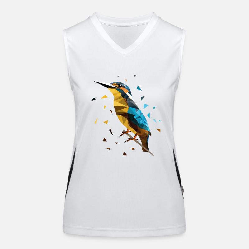 Eisvogel Geschenkidee Eisvogel T-Shirt Funktionelles Kontrast-Tank Top für Frauen