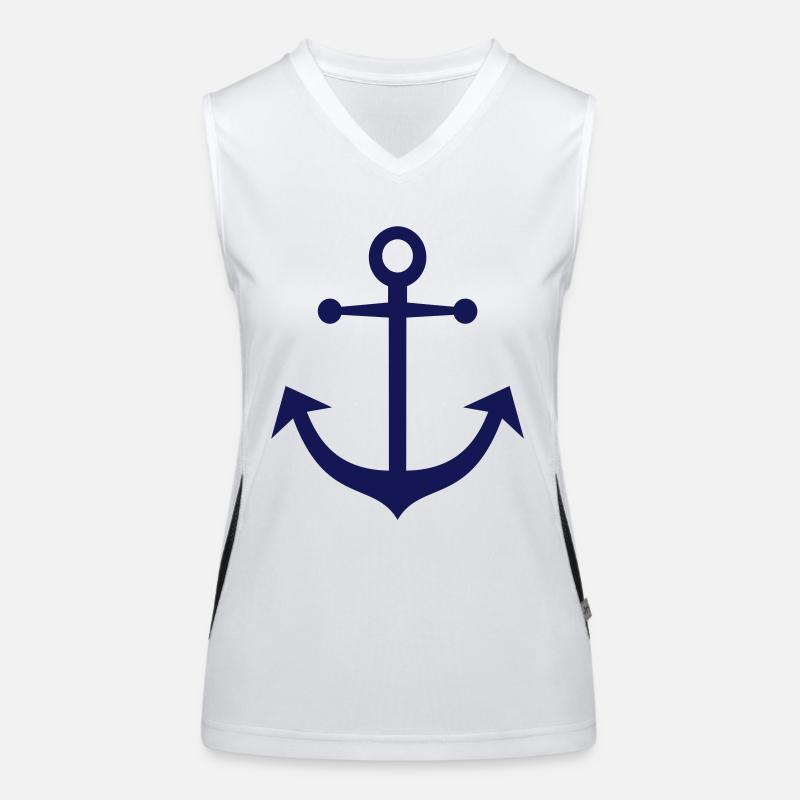 Anker Funktionelles Kontrast-Tank Top für Frauen