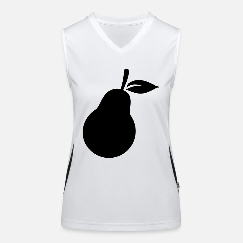 Birne Funktionelles Kontrast-Tank Top für Frauen