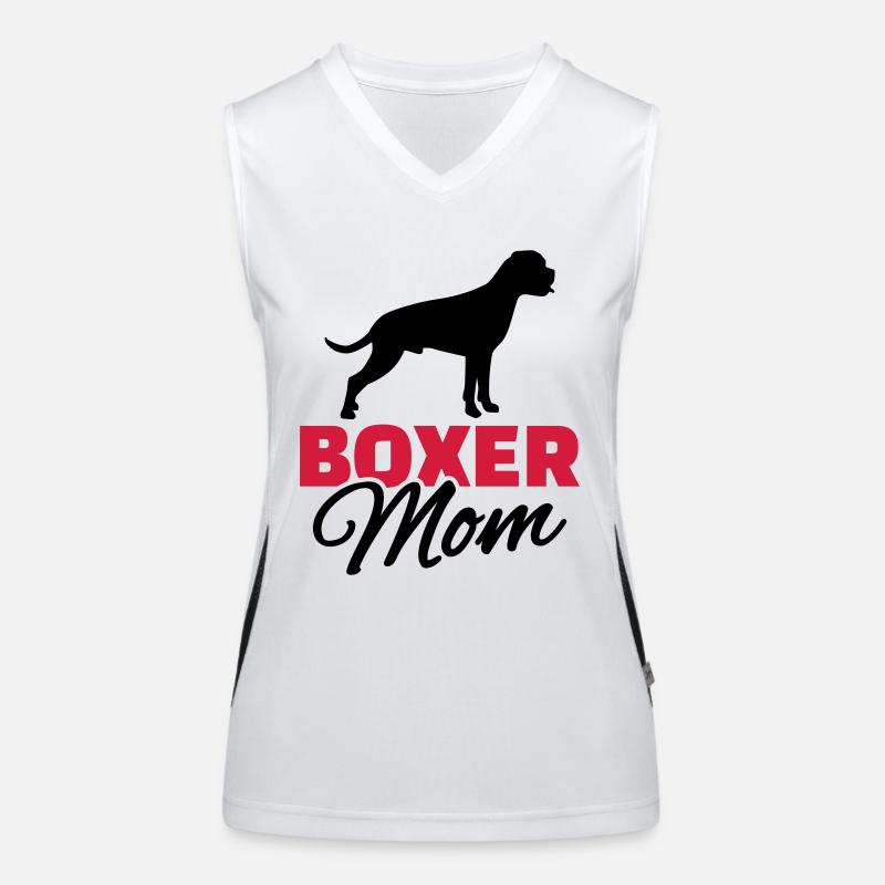 Boxer Funktionelles Kontrast-Tank Top für Frauen