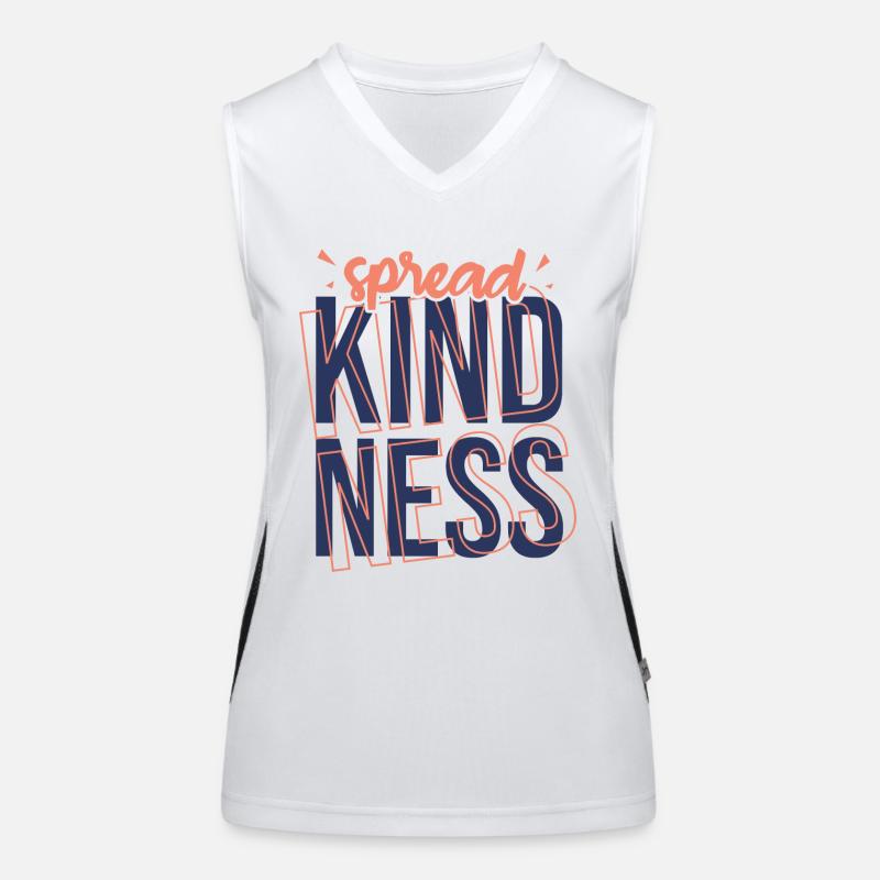 Freundlichkeit Statement Vorbild Geschenk Funktionelles Kontrast-Tank Top für Frauen