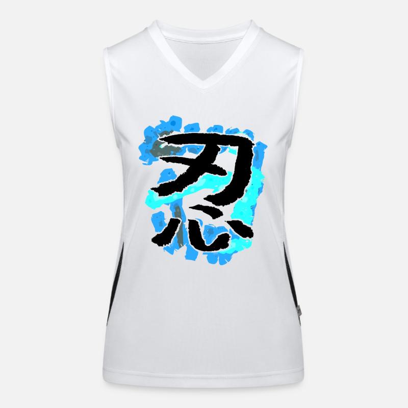 Ninja Funktionelles Kontrast-Tank Top für Frauen