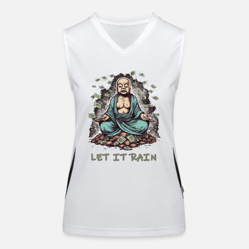 Lass es regnen Funktionelles Kontrast-Tank Top für Frauen