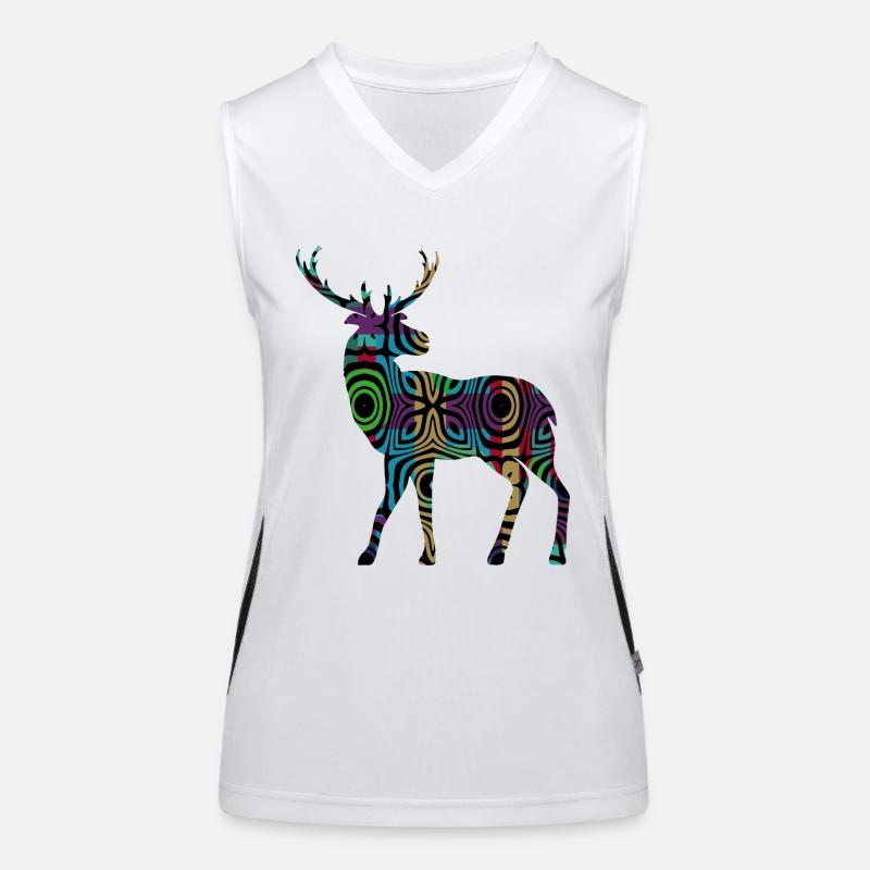 Deer Women's Functional Contrast Tank Top