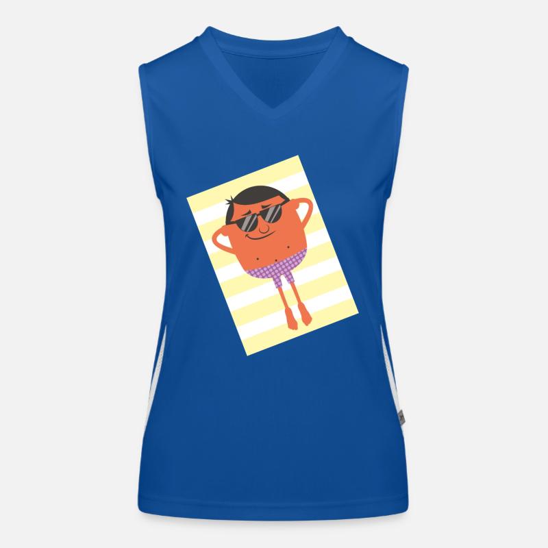 Sommer Funktionelles Kontrast-Tank Top für Frauen