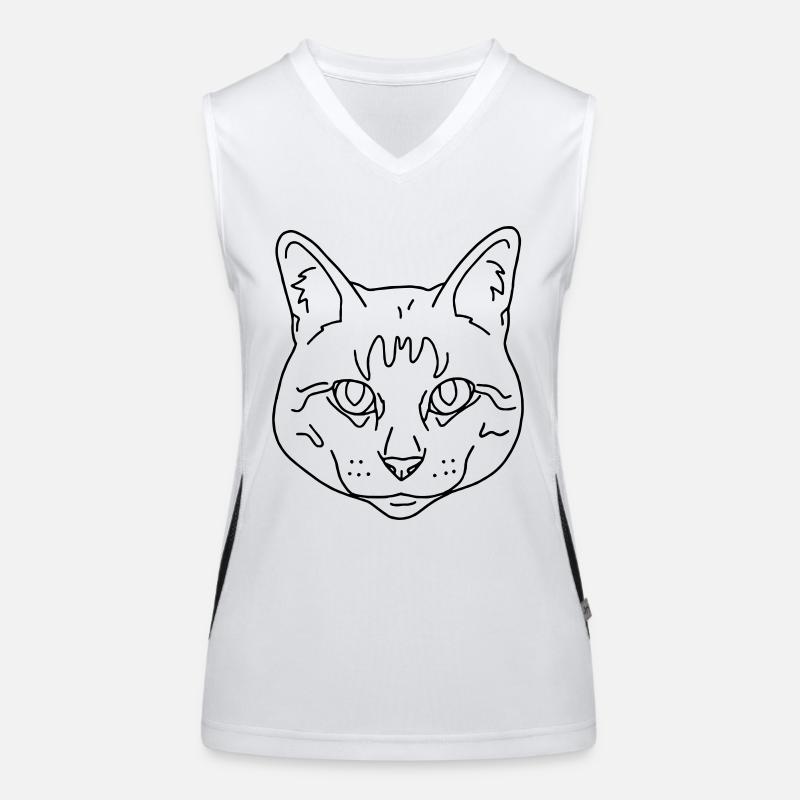 chat Débardeur respirant contrasté Femme