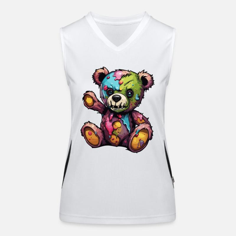 Teddy Bear / Cuddly Toy / Stuffed Animal / Gift Idea Women's Functional Contrast Tank Top