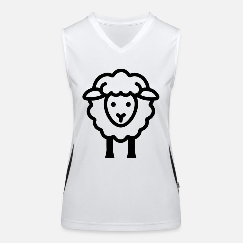 mouton Débardeur respirant contrasté Femme