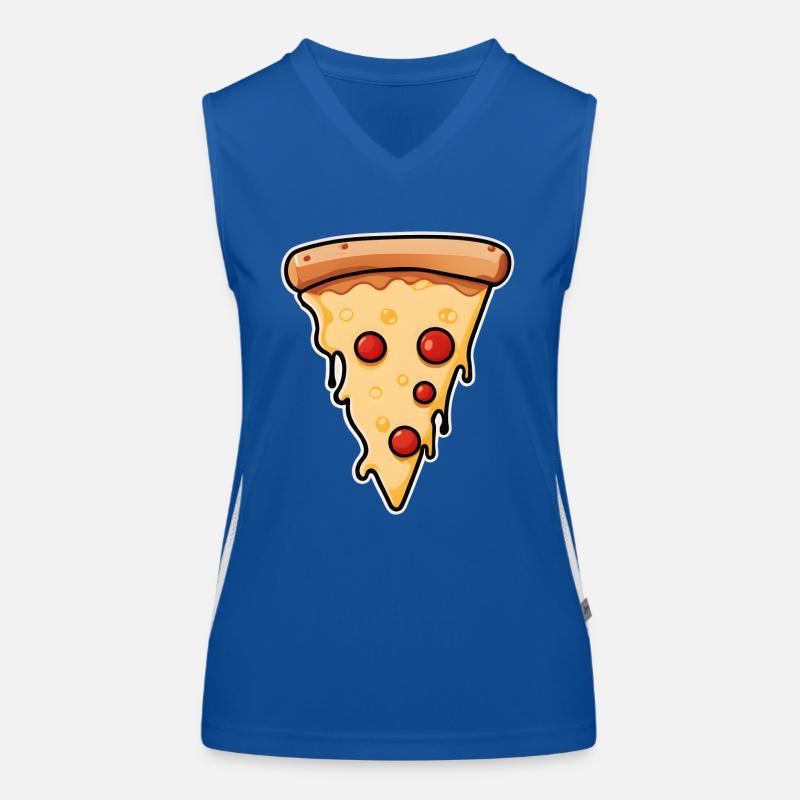 Pepperoni Melt Women's Functional Contrast Tank Top
