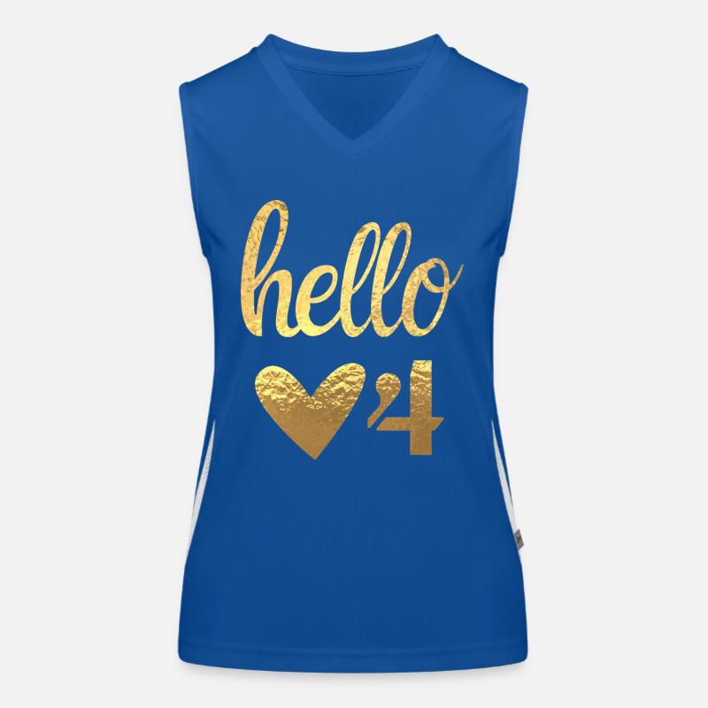 Hello 4 goud Functionele contrasterende tanktop voor vrouwen