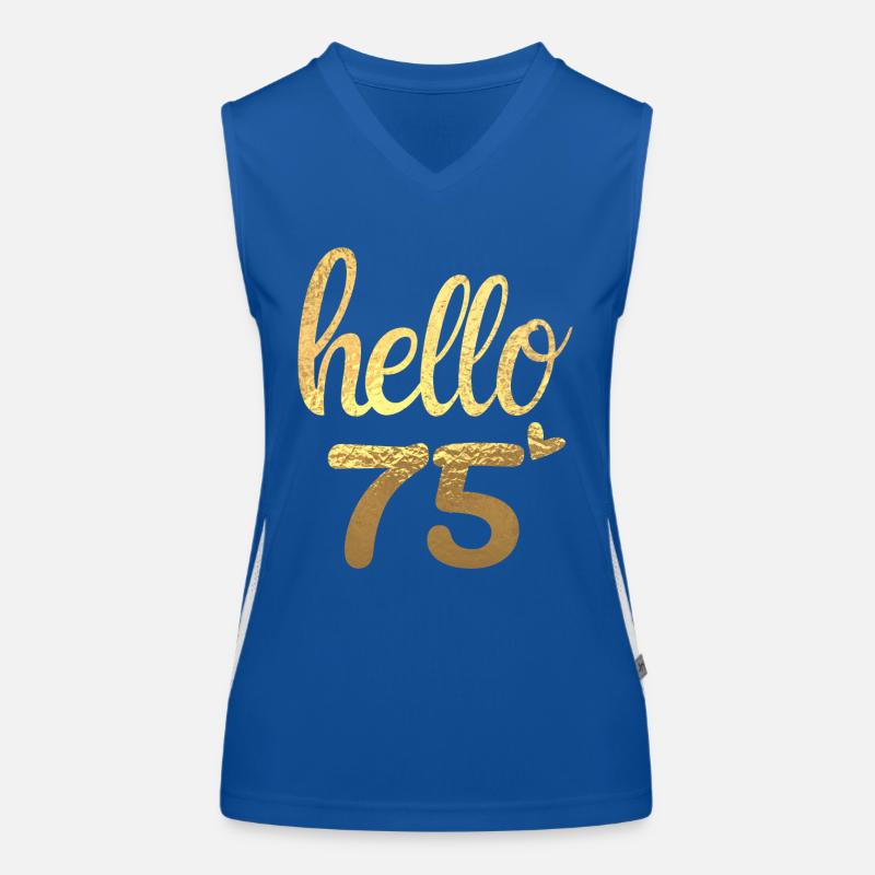 Hello 75 doré Débardeur respirant contrasté Femme