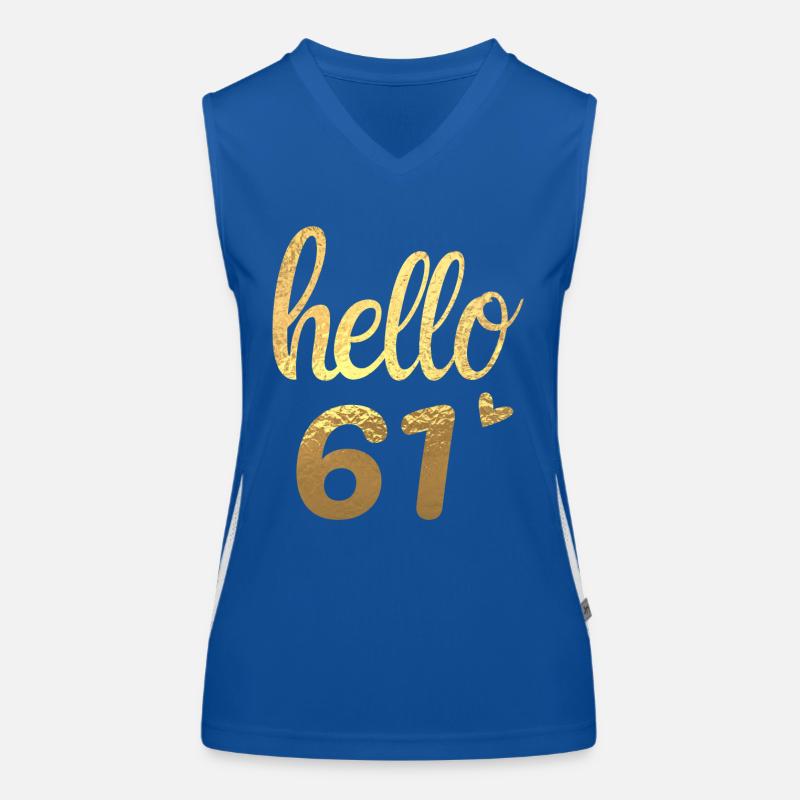 Hello 61 doré Débardeur respirant contrasté Femme